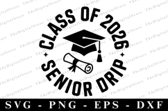 Class of 2026 svg | Graduation Svg | Svg file Product Image 1