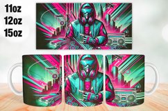 Character Mug Wrap Sublimation 11oz, 12oz, 15oz Product Image 1