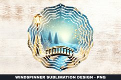 Christmas Wind Spinner Sublimation Design Product Image 1