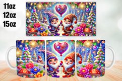 Happy Valentine Day Mug Wrap Sublimation 11oz, 12oz, 15oz Product Image 1