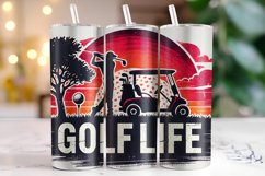 Golf life Tumbler Wrap | Sublimation | Tumblers Product Image 1