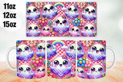 Halloween Boo Mug Wrap Sublimation 11oz, 12oz, 15oz Product Image 1