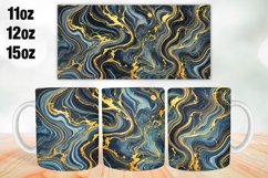 Marble Mug Wrap Sublimation 11oz, 12oz, 15oz Product Image 1