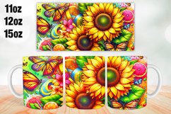 Summer Mug Wrap Sublimation 11oz, 12oz, 15oz Product Image 1