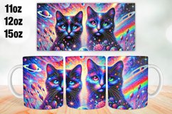 Cats Mug Wrap Sublimation 11oz, 12oz, 15oz Product Image 1