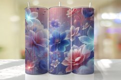 Flowers Tumbler Wrap | Sublimation | Tumblers Product Image 1