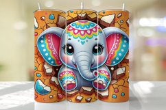 Elephant Tumbler Wrap | Sublimation | Tumblers Product Image 1