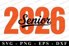 Senior 2026 svg | Graduation Svg | Svg cut file Product Image 1