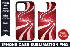 Abstract iPhone Case Sublimation PNG | Sublimation Product Image 1