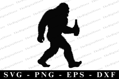 Bigfoot SVG | SVG Cut files | Cricut Product Image 1