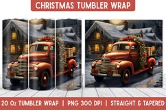 Christmas Tumbler Wrap | Christmas Sublimation | Tumbler Product Image 1