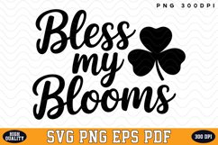 Bless my Blooms SVG Design | SVG Cut files Product Image 1
