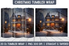 Christmas Tumbler Wrap | Christmas Sublimation | Tumbler Product Image 1