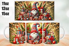 Christmas Mug Wrap Sublimation 11oz, 12oz, 15oz Product Image 1
