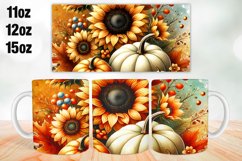 Pumpkin Season Mug Wrap Sublimation 11oz, 12oz, 15oz Product Image 1