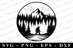 Bigfoot SVG | SVG Cut files | Cricut Product Image 1