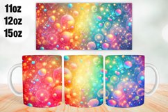 Sparkle Blink Mug Wrap Sublimation 11oz, 12oz, 15oz Product Image 1