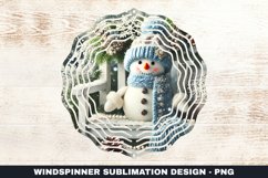Christmas Wind Spinner Sublimation Design Product Image 1