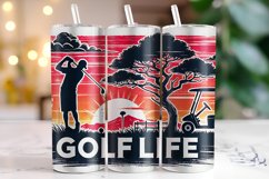 Golf life Tumbler Wrap | Sublimation | Tumblers Product Image 1