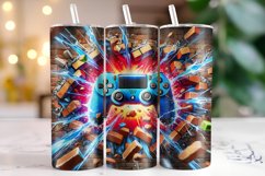 Game Controller Tumbler Wrap | Sublimation | Tumblers Product Image 1