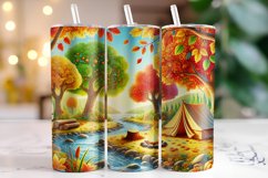 Camping Tumbler Wrap | Sublimation | Tumblers Product Image 1