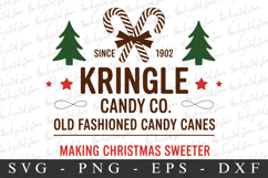 Kringle Candy Co. Clipart PNG | Christmas Png Product Image 1