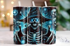 Halloween Skull Tumbler Wrap | Sublimation | Tumblers Product Image 1
