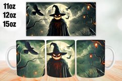 Halloween Mug Wrap Sublimation 11oz, 12oz, 15oz Product Image 1