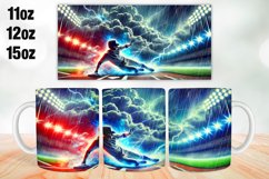 Baseball Mug Wrap Sublimation 11oz, 12oz, 15oz Product Image 1