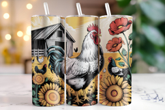 Rooster Tumbler Wrap | Sublimation | Tumblers Product Image 1