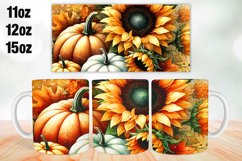 Pumpkin Season Mug Wrap Sublimation 11oz, 12oz, 15oz Product Image 1