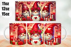 Happy Valentine Day Mug Wrap Sublimation 11oz, 12oz, 15oz Product Image 1
