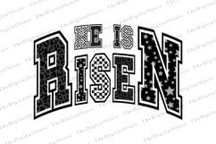 He is Risen Png | Leopard Print Png | Checkered Png Product Image 1