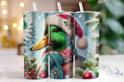 Christmas Duck Tumbler Wrap | Christmas | Sublimation Product Image 1