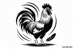Rooster Svg Design | Svg Cut Files | Digital Download Product Image 1