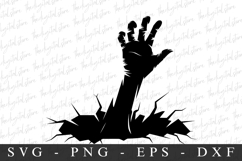 Zombie Hand Stock SVG | SVG Cut files | Cricut Product Image 1