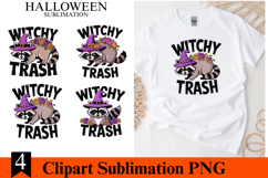 4 Halloween Witch trash Clipart PNG | Spooky Season Png Product Image 1