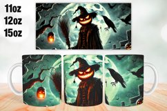 Halloween Mug Wrap Sublimation 11oz, 12oz, 15oz Product Image 1