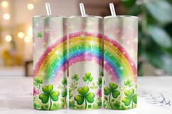 Clover Rainbow Tumbler Wrap | Sublimation | Tumblers Product Image 1