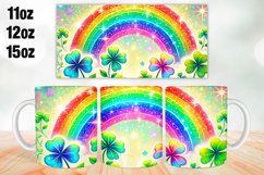 Rainbow Mug Wrap Sublimation 11oz, 12oz, 15oz Product Image 1