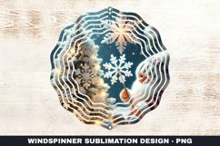 Christmas Wind Spinner Sublimation Design Product Image 1
