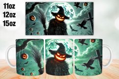 Halloween Mug Wrap Sublimation 11oz, 12oz, 15oz Product Image 1