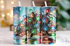 Christmas lights Tumbler Wrap | Sublimation | Tumblers Product Image 1