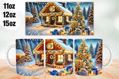 Christmas Mug Wrap Sublimation 11oz, 12oz, 15oz Product Image 1