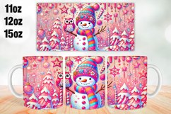 Christmas Mug Wrap Sublimation 11oz, 12oz, 15oz Product Image 1