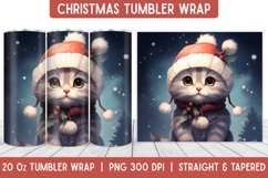 Christmas Tumbler Wrap | Christmas Sublimation | Tumbler Product Image 1