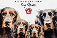 Cocker Spaniel Dog Clipart | Watercolor Clipart | Dog love Product Image 1