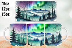 Colorful Sky Mug Wrap Sublimation 11oz, 12oz, 15oz Product Image 1