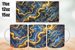 Marble Mug Wrap Sublimation 11oz, 12oz, 15oz Product Image 1