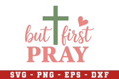 First Pray Svg| SVG Cut files | Cricut Product Image 1